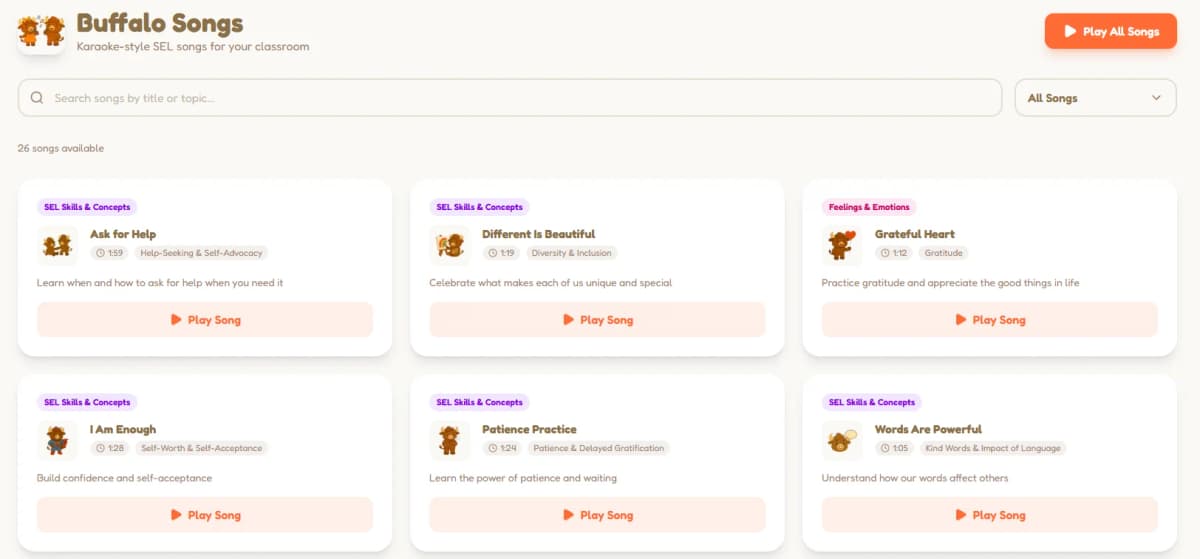 Buffalo Songs & Karaoke